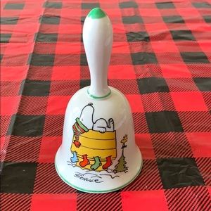 Vintage Snoopy and Woodstock Christmas Bell